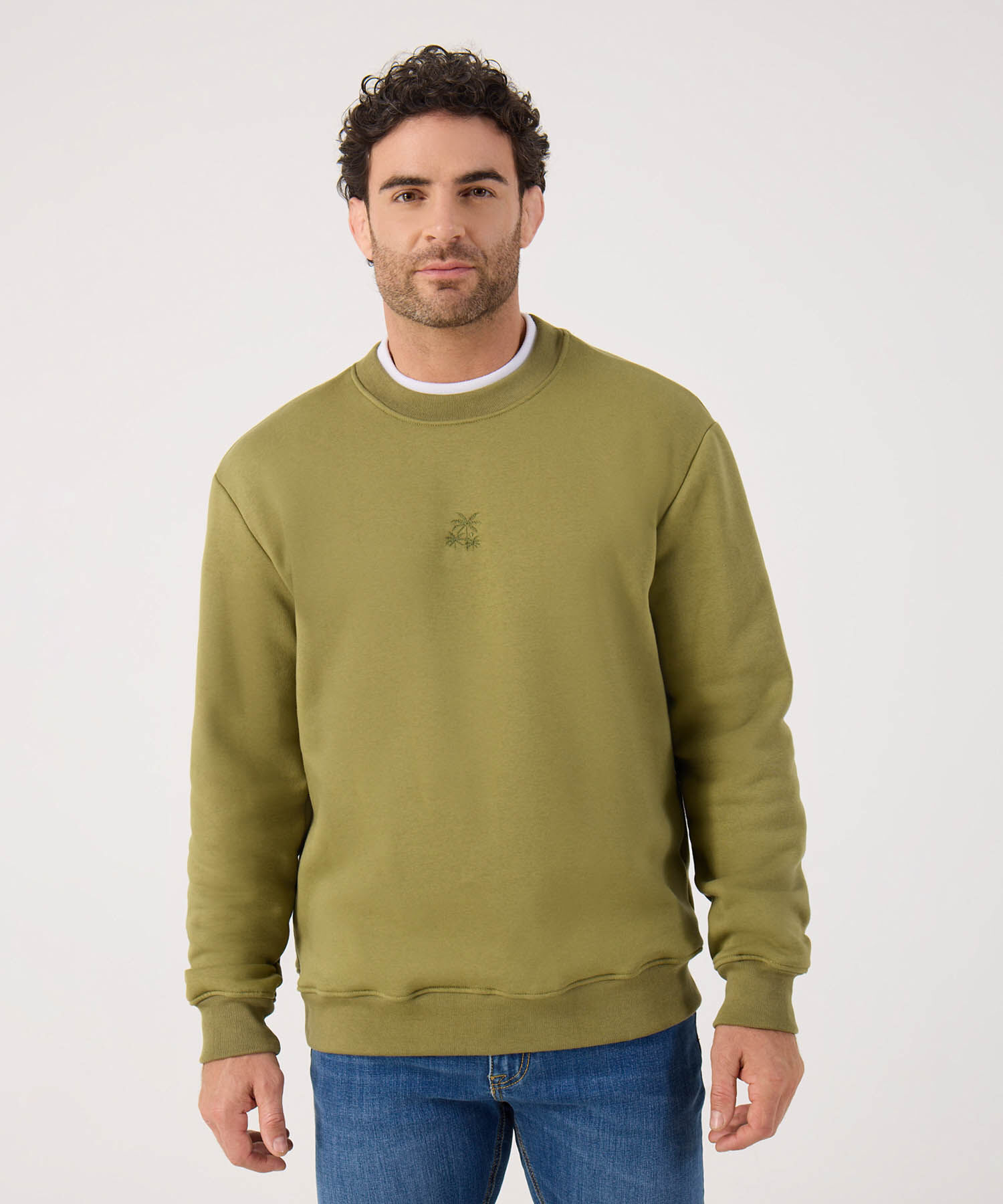 Buzo Cuello Redondo Unicolor 